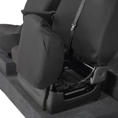 Picture of UK Custom Covers Fiat Talento Front & Rear Seat Covers Cotton-Backed (2016 Onwards) - Front Single/Double Split Passenger Base NO Folding Middle Seat | SC188B-189B