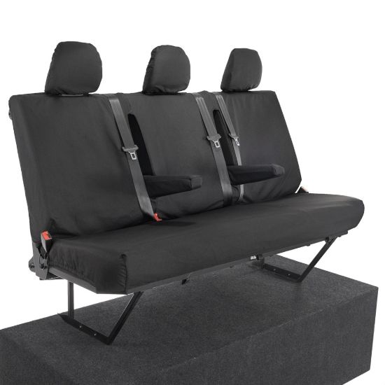 Picture of UK Custom Covers Fiat Talento Rear Seat Covers Cotton-Backed (2016 Onwards) | SC189B