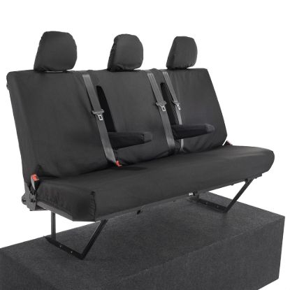 Picture of UK Custom Covers Fiat Talento Rear Seat Covers Cotton-Backed (2016 Onwards) | SC189B