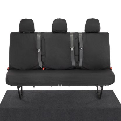 Picture of UK Custom Covers Fiat Talento Rear Seat Covers Cotton-Backed (2016 Onwards) | SC189B