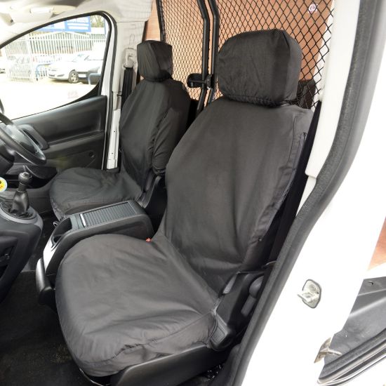 UK Custom Covers Citroen Berlingo Cotton-Backed Front Seat Covers (2008-2018) - 2 Seats