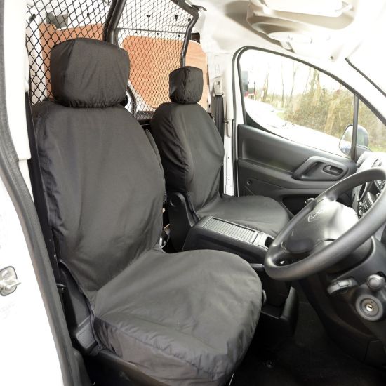 Picture of UK Custom Covers Citroen Berlingo Cotton-Backed Front Seat Covers (2008-2018) - 2 Seats | SC195B