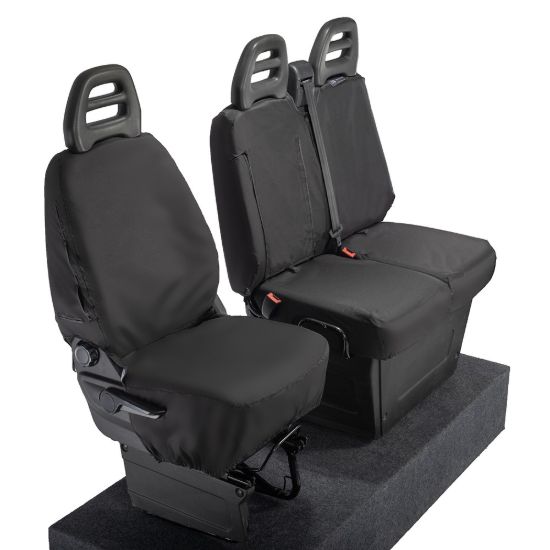 Picture of UK Custom Covers Iveco Daily Front Seat Covers Cotton-Backed | SC235B