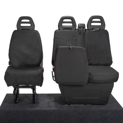 Picture of UK Custom Covers Iveco Daily Front Seat Covers Cotton-Backed | SC235B