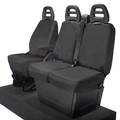 Picture of UK Custom Covers Iveco Daily Front Seat Covers Cotton-Backed | SC235B