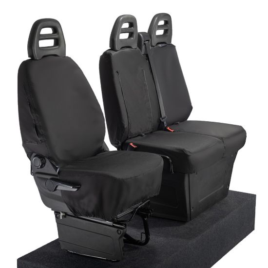 Picture of UK Custom Covers Iveco Daily Euro 6 Front Seat Covers Cotton-Backed | SC235B