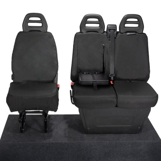 Picture of UK Custom Covers Iveco Daily Euro 6 Front Seat Covers Cotton-Backed | SC235B