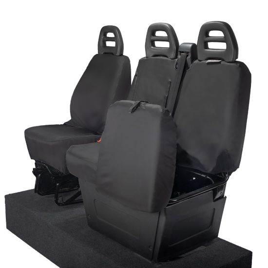 Picture of UK Custom Covers Iveco Daily Euro 6 Front Seat Covers Cotton-Backed | SC235B