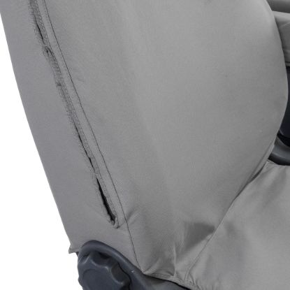 Picture of UK Custom Covers Ford Transit Custom Seat Covers Cotton-Backed PU (2013-2023) - Front (single/single) - Grey | SC275G