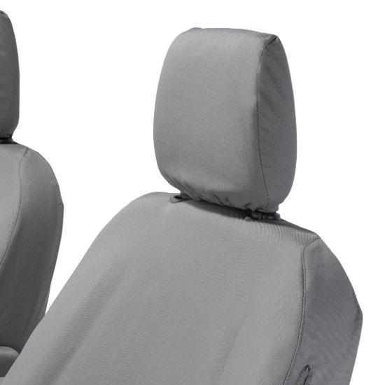 Picture of UK Custom Covers Maxus eDeliver 9 Front Seat Covers Cotton-Backed (2020 Onwards) Grey - Single/Single | SC275G