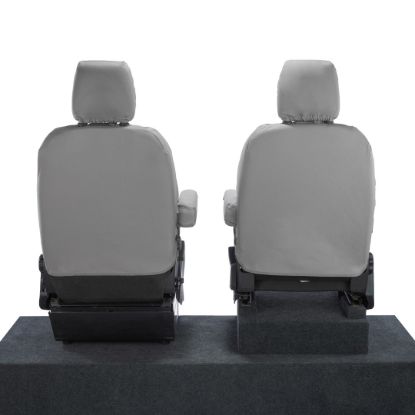 Picture of UK Custom Covers Maxus eDeliver 9 Front Seat Covers Cotton-Backed (2020 Onwards) Grey - Single/Single | SC275G