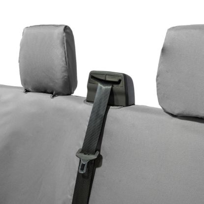 Picture of UK Custom Covers Ford Transit Custom Seat Covers Cotton-Backed PU (2013-2023) - Front & Rear (5 seats) - Grey | SC275G-131G