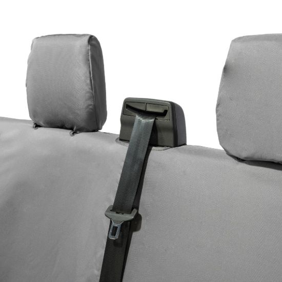 Picture of UK Custom Covers Ford Transit Custom Seat Covers Cotton-Backed PU (2013-2023) - Front & Rear (5 seats) - Grey | SC275G-131G
