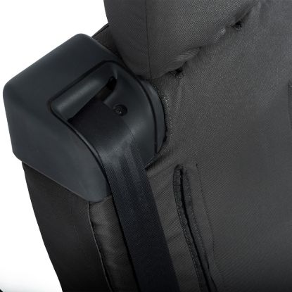 Picture of UK Custom Covers Citroen Dispatch Cotton-Backed Front Seat Covers (2016 Onwards) Black - Single/Double WITH Pull Down Tray | SC294B