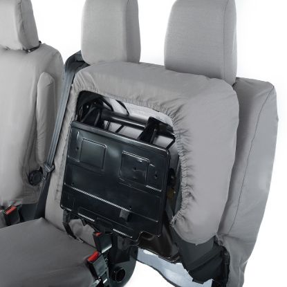 Picture of UK Custom Covers Citroen Dispatch Cotton-Backed Front Seat Covers (2016 Onwards) Grey - Single/Double WITH Pull Down Tray | SC294G