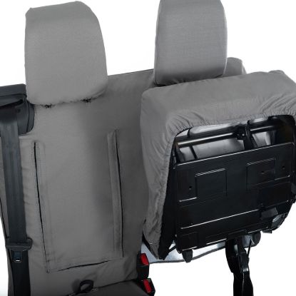 Picture of UK Custom Covers Citroen Dispatch Cotton-Backed Front Seat Covers (2016 Onwards) Grey - Single/Double WITH Pull Down Tray | SC294G
