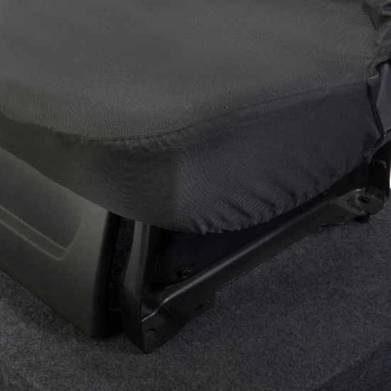 Picture of UK Custom Covers Vauxhall Vivaro Seat Covers Cotton-Backed PU (2014-2019) - Front Single/Double NO Split Passenger Seat | SC296B