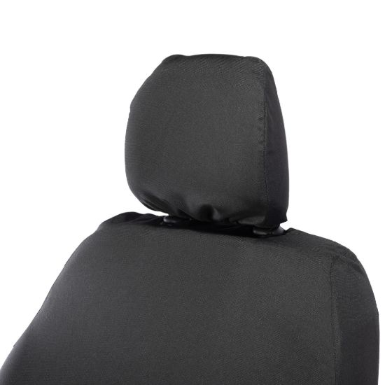 Picture of UK Custom Covers Vauxhall Vivaro Seat Covers Cotton-Backed PU (2014-2019) - Front Single/Double NO Split Passenger Seat | SC296B