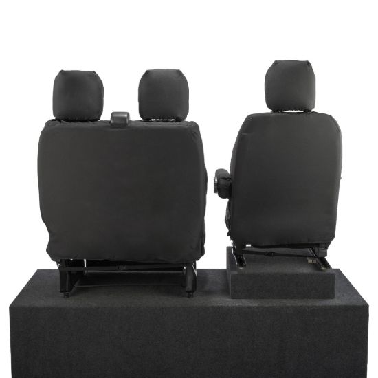 Picture of UK Custom Covers Fiat Talento Front Seat Covers Cotton-Backed (2016 Onwards) - Single/Double No Split Passenger Base | SC296B
