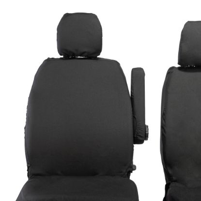 Picture of UK Custom Covers Fiat Talento Front Seat Covers Cotton-Backed (2016 Onwards) - Single/Double No Split Passenger Base | SC296B