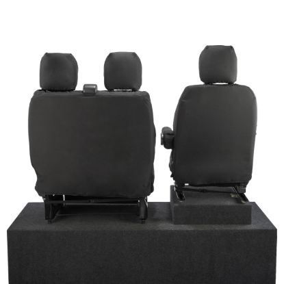 Picture of UK Custom Covers Fiat Talento Front Seat Covers Cotton-Backed (2016 Onwards) - Single/Double No Split Passenger Base | SC296B