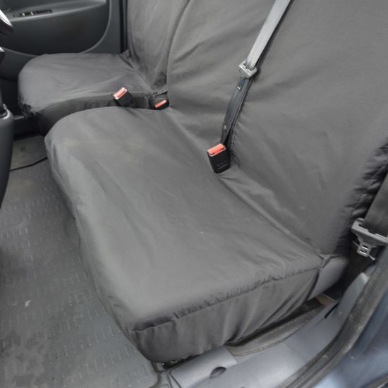 Picture of UK Custom Covers Toyota Proace Seat Covers Cotton-Backed PU (2013-2016) - Front Single/Double NO Pull Down Tray | SC298B