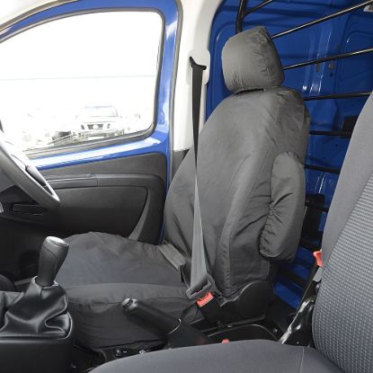 Picture of UK Custom Covers Citroen Nemo Cotton-Backed Front Seat Covers (2008 Onwards) | SC303B