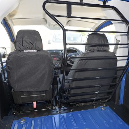 Picture of UK Custom Covers Fiat Fiorino Cotton-Backed Front Seat Covers (2008 Onwards) - Single/Single With Folding Passenger Seat | SC303B