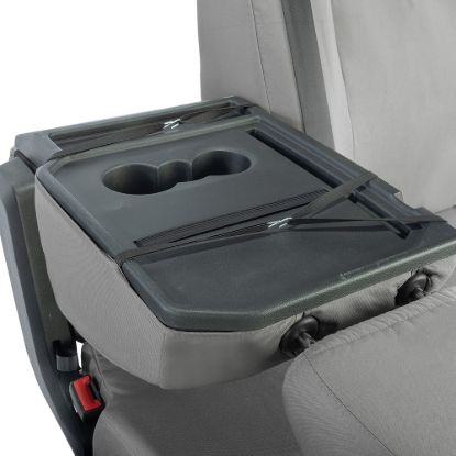 Picture of UK Custom Covers MAN TGE Front Seat Covers Cotton-Backed (2017 Onwards) Grey - With Folding Middle Seat | SC308G