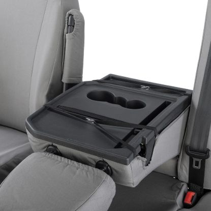 Picture of UK Custom Covers VW Crafter Cotton-Backed Front Seat Covers (2017 Onwards) Grey - Single/Double With Folding Middle Seat | SC308G