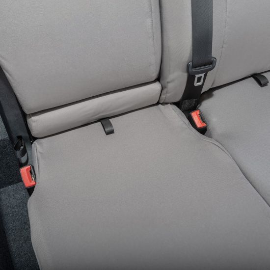 Picture of UK Custom Covers MAN TGE Front & Rear Seat Covers Cotton-Backed (2017 Onwards) Grey - With Front Folding Middle Seat | SC308G-416G