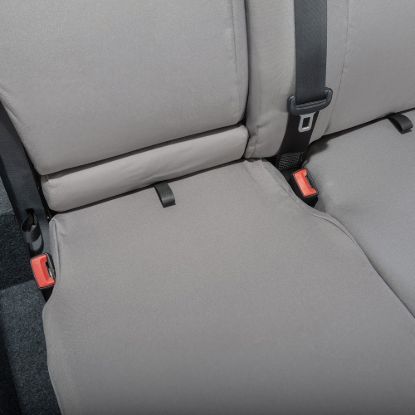 Picture of UK Custom Covers VW Crafter Cotton-Backed Front & Rear Seat Covers (2017 Onwards) Grey - Front Single/Double With Folding Middle Seat | SC308G-416G