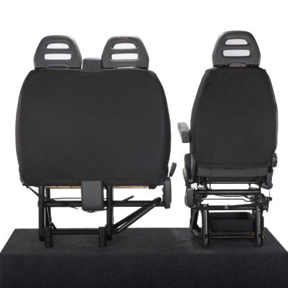Picture of UK Custom Covers Citroen Relay Cotton-Backed Front Seat Covers (2006-2022) - With Pull Down Tray | SC380B