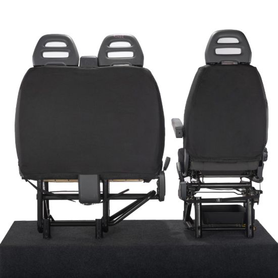 Picture of UK Custom Covers Citroen Relay Cotton-Backed Front Seat Covers (2006-2022) - With Pull Down Tray | SC380B
