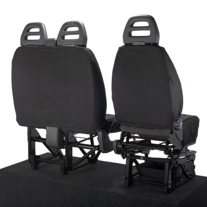 Picture of UK Custom Covers Citroen Relay Cotton-Backed Front Seat Covers (2006-2022) - With Pull Down Tray | SC380B