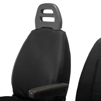 Picture of UK Custom Covers Citroen Relay Cotton-Backed Front Seat Covers (2006-2022) - With Pull Down Tray | SC380B