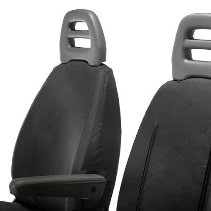 Picture of UK Custom Covers Citroen Relay Cotton-Backed Front Seat Covers (2006-2022) - With Pull Down Tray | SC380B
