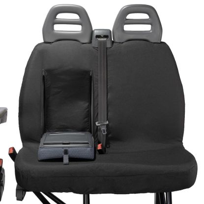 Picture of UK Custom Covers Citroen Relay Cotton-Backed Front Seat Covers (2006-2022) - With Pull Down Tray | SC380B