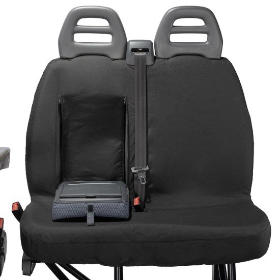 Picture of UK Custom Covers Fiat Ducato Cotton-Backed Front Seat Covers (2006-2022) - With Pull Down Tray | SC380B