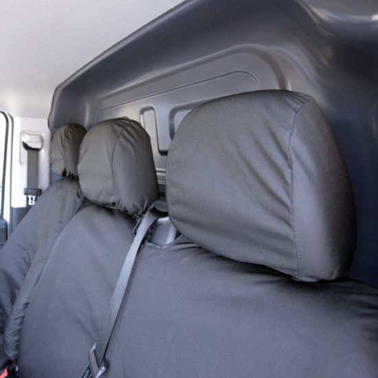 Picture of UK Custom Covers Mercedes Vito Front Seat Covers Cotton-Backed PU (2014 Onwards) - No Split Passenger Base | SC382B