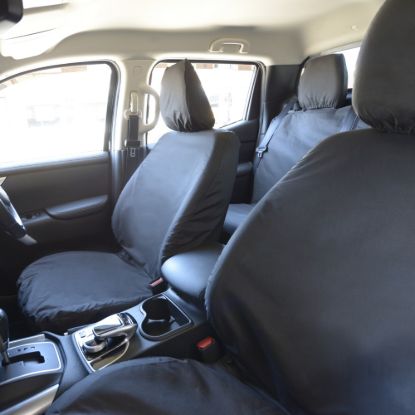 Picture of UK Custom Covers Mercedes X Class Front Seat Covers Cotton-Backed PU (2017-2020) | SC383B