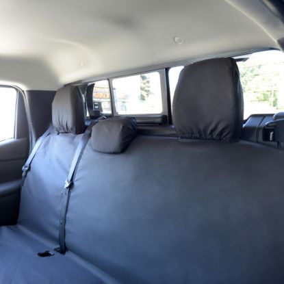Picture of UK Custom Covers Mercedes X Class Rear Seat Covers Cotton-Backed PU (2017-2020) | SC384B