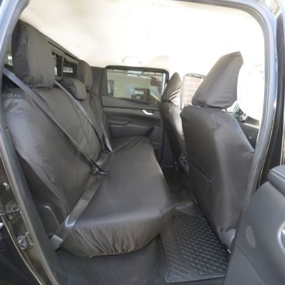 Picture of UK Custom Covers Mercedes X Class Rear Seat Covers Cotton-Backed PU (2017-2020) | SC384B