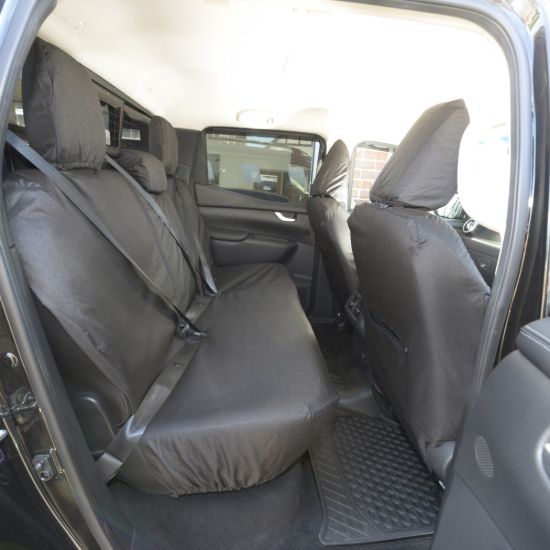 Picture of UK Custom Covers Mercedes X Class Rear Seat Covers Cotton-Backed PU (2017-2020) | SC384B