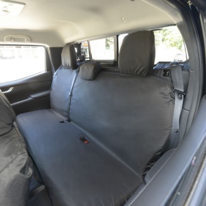Picture of UK Custom Covers Mercedes X Class Rear Seat Covers Cotton-Backed PU (2017-2020) | SC384B