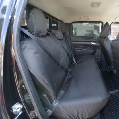 Picture of UK Custom Covers Mercedes X Class Rear Seat Covers Cotton-Backed PU (2017-2020) | SC384B
