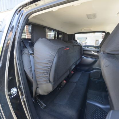 Picture of UK Custom Covers Mercedes X Class Rear Seat Covers Cotton-Backed PU (2017-2020) | SC384B