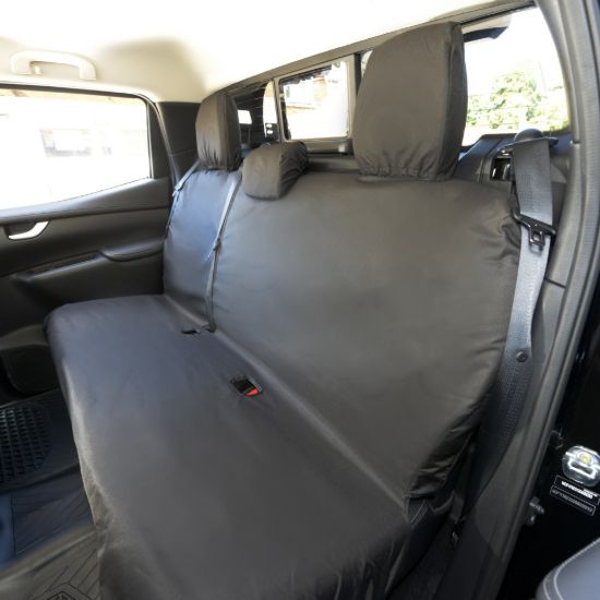 Picture of UK Custom Covers Mercedes X Class Rear Seat Covers Cotton-Backed PU (2017-2020) | SC384B
