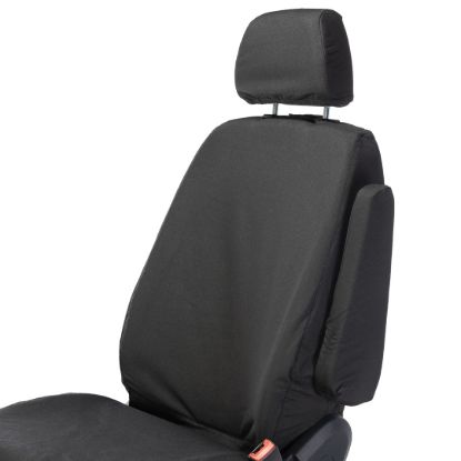 Picture of UK Custom Covers Mercedes Sprinter Front Seat Covers Cotton-Backed PU (2006-2018) - Driver Only | SC398B