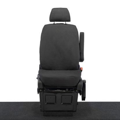 Picture of UK Custom Covers Mercedes Sprinter Front Seat Covers Cotton-Backed PU (2006-2018) - Driver Only | SC398B
